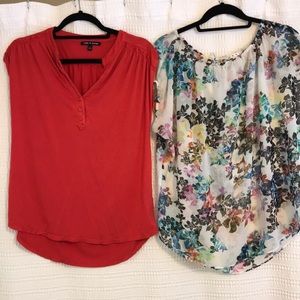 Bundle of two tops. Vg used condition